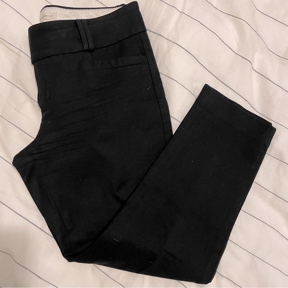 Banana Republic Pants - Banana Republic Black Skinny Crop Pants size 6